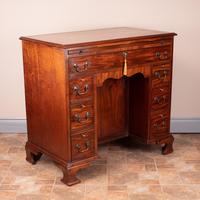 Mahogany Kneehole Desk With Brushing Slide (10 of 17) Mahogany Kneehole Desk With Brushing Slide (10 of 17)