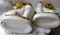Pair of Antique English Victorian Staffordshire Pottery Spaniel Spill Vases ~ H 2526 ~ H 2527 (5 of 5) Pair of Antique English Victorian Staffordshire Pottery Spaniel Spill Vases ~ H 2526 ~ H 2527 (5 of 5)