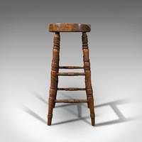 Antique Artist's Stool, English, Beech, Ash, Saddle Seat, Victorian c.1900 (4 of 12) Antique Artist's Stool, English, Beech, Ash, Saddle Seat, Victorian c.1900 (4 of 12)