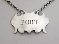 George II Silver Wine Label 'Port' (2 of 7) George II Silver Wine Label 'Port' (2 of 7)