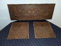 Arts & Crafts Trio of Copper Panels (1 of 4)