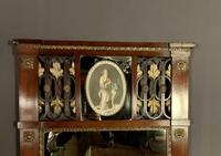Superb early Austrian mahogany Biedermeier trumeau mirror (10 of 13) Superb early Austrian mahogany Biedermeier trumeau mirror (10 of 13)
