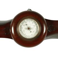 French Mahogany Propeller Barometer (3 of 7) French Mahogany Propeller Barometer (3 of 7)