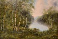 Oil Painting Pair by F. Walters "Spring on the Severn, Ringwood" "Autumn, Ringwood" (7 of 10) Oil Painting Pair by F. Walters "Spring on the Severn, Ringwood" "Autumn, Ringwood" (7 of 10)