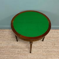 Elegant Small Edwardian Antique D End Games / Side Table (5 of 6) Elegant Small Edwardian Antique D End Games / Side Table (5 of 6)