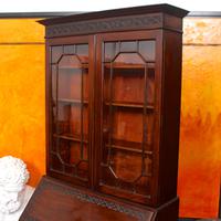 Secretaire Bureau Bookcase Astragal Glazed Mahogany Library Cabinet Edwardian (8 of 14) Secretaire Bureau Bookcase Astragal Glazed Mahogany Library Cabinet Edwardian (8 of 14)