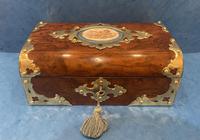 Victorian Brassbound & Brass Inlaid Walnut Jewellery Box (6 of 16) Victorian Brassbound & Brass Inlaid Walnut Jewellery Box (6 of 16)