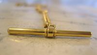 Vintage Pocket Watch Chain 1970s 12ct Gold Plated Curb Link Albert With T Bar (8 of 9) Vintage Pocket Watch Chain 1970s 12ct Gold Plated Curb Link Albert With T Bar (8 of 9)