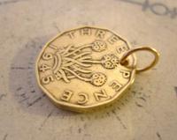 Vintage Pocket Watch Chain Fob 1945 WW2 King George V1 Threpenny Bit Coin Fob (4 of 6) Vintage Pocket Watch Chain Fob 1945 WW2 King George V1 Threpenny Bit Coin Fob (4 of 6)