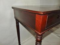 Georgian Mahogany Two Drawer Side Table (5 of 7) Georgian Mahogany Two Drawer Side Table (5 of 7)