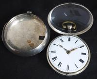Antique Silver Pair Case Pocket Watch Fusee Verge Escapement Key Wind Enamel J Crainbrook (6 of 10) Antique Silver Pair Case Pocket Watch Fusee Verge Escapement Key Wind Enamel J Crainbrook (6 of 10)