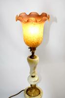 Early 20th Century White Marble Lamp (5 of 18) Early 20th Century White Marble Lamp (5 of 18)