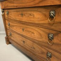 French Cherry & Marble Top Commode Chest of Drawers (6 of 8) French Cherry & Marble Top Commode Chest of Drawers (6 of 8)