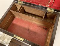 Victorian Rosewood Inlaid Vanity Box (9 of 14) Victorian Rosewood Inlaid Vanity Box (9 of 14)