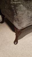 Top Quality Antique Upholstered Wing Armchair (5 of 7) Top Quality Antique Upholstered Wing Armchair (5 of 7)