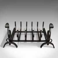 Antique Fireside Set, English, Fire Basket, Andirons, Back, Victorian c.1900 (4 of 12) Antique Fireside Set, English, Fire Basket, Andirons, Back, Victorian c.1900 (4 of 12)
