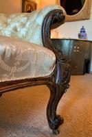 Stunning Quality Original 19th Century Carved Rosewood Cream Upholstered Sofa Settee (10 of 11) Stunning Quality Original 19th Century Carved Rosewood Cream Upholstered Sofa Settee (10 of 11)