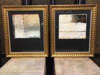 Pair of Mid 20th Century Abstract Studies, Signed (3 of 8) Pair of Mid 20th Century Abstract Studies, Signed (3 of 8)