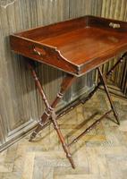 Mahogany Butlers Tray on Stand (2 of 6) Mahogany Butlers Tray on Stand (2 of 6)