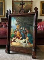 Superb 19th Century Old Master Biblical Jesus Religious Oil Painting - Gothic Oak Frame (2 of 14) Superb 19th Century Old Master Biblical Jesus Religious Oil Painting - Gothic Oak Frame (2 of 14)