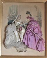 Antique Victorian 3-D fashion picture, textile and print, original frame, 1872 (2 of 10) Antique Victorian 3-D fashion picture, textile and print, original frame, 1872 (2 of 10)