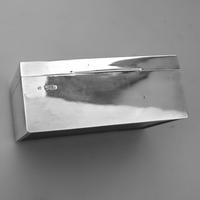 Plain Good Sized Solid Silver Curved Top Cigarette Box c.1913 (4 of 10) Plain Good Sized Solid Silver Curved Top Cigarette Box c.1913 (4 of 10)