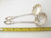 Lovely Pair of Victorian Silver Small Ladles H.J. Lias & Sons, London 1872 (6 of 6) Lovely Pair of Victorian Silver Small Ladles H.J. Lias & Sons, London 1872 (6 of 6)