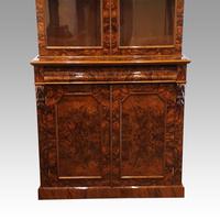 Victorian Burr Walnut Library Bookcase (4 of 11) Victorian Burr Walnut Library Bookcase (4 of 11)