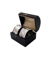 Pair of Antique Victorian Sterling Silver Napkin Rings in Case 1897 (8 of 8) Pair of Antique Victorian Sterling Silver Napkin Rings in Case 1897 (8 of 8)