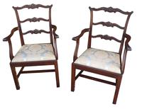 Pair of Mahogany Childrens Chairs Chippendale Style c.1910 (2 of 3) Pair of Mahogany Childrens Chairs Chippendale Style c.1910 (2 of 3)