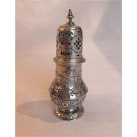 Antique George III Hallmarked Silver Sugar Sifter (2 of 3) Antique George III Hallmarked Silver Sugar Sifter (2 of 3)