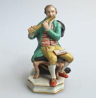 Enoch Wood - Rare Staffordshire Figure of a Flutist c.1810 (2 of 9) Enoch Wood - Rare Staffordshire Figure of a Flutist c.1810 (2 of 9)