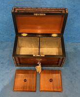 Victorian Walnut Twin Section Tea Caddy (15 of 17) Victorian Walnut Twin Section Tea Caddy (15 of 17)