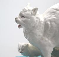 Highly Unusual Novelty Frightened Cat Porcelain Striker / Match Holder 19th Century (4 of 13) Highly Unusual Novelty Frightened Cat Porcelain Striker / Match Holder 19th Century (4 of 13)