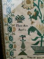 Large Antique Needlework Sampler 1835 Mary Ann Fulcher 13yrs in Frame 14" x 19" (5 of 12) Large Antique Needlework Sampler 1835 Mary Ann Fulcher 13yrs in Frame 14" x 19" (5 of 12)