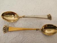 Set of Six Danish Enamel & Silver Gilt Spoons (2 of 7) Set of Six Danish Enamel & Silver Gilt Spoons (2 of 7)