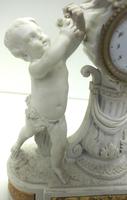 French Empire Figural Mantel Clock – Bisque Porcelain Cherub Verge Mantle Clock c.1800 (6 of 13) French Empire Figural Mantel Clock – Bisque Porcelain Cherub Verge Mantle Clock c.1800 (6 of 13)