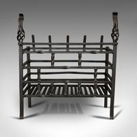 Antique Fire Basket, English, Cast Iron, Fireside Grate, Late Victorian c 1900 (2 of 10) Antique Fire Basket, English, Cast Iron, Fireside Grate, Late Victorian c 1900 (2 of 10)