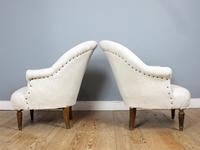 Newly Upholstered Pair of French "Crapaud" Tub Chairs (2 of 3) Newly Upholstered Pair of French "Crapaud" Tub Chairs (2 of 3)