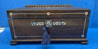 William IV Rosewood Sarcophagus Box with Inlay (5 of 13) William IV Rosewood Sarcophagus Box with Inlay (5 of 13)