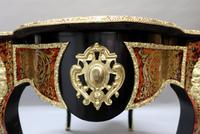 French Napoleon III Louis XV Style Boulle Writing or Centre Table (11 of 16) French Napoleon III Louis XV Style Boulle Writing or Centre Table (11 of 16)