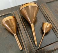 19th Century Copper Ale & Wine Funnel Set (3 of 5) 19th Century Copper Ale & Wine Funnel Set (3 of 5)