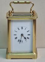 A Brass Cased Carriage Clock