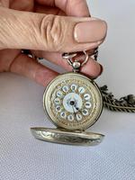 Pretty Silver Ladies Fob Watch & Fob c.1890 (6 of 9) Pretty Silver Ladies Fob Watch & Fob c.1890 (6 of 9)