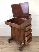 Late Victorian Inlaid Rosewood Davenport Desk (14 of 17) Late Victorian Inlaid Rosewood Davenport Desk (14 of 17)