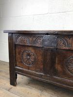 Small 18th Century Carved Oak Coffer (10 of 13) Small 18th Century Carved Oak Coffer (10 of 13)