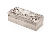 Good Quality Edwardian Silver Jewellery Box in an Art Nouveau Style (5 of 5) Good Quality Edwardian Silver Jewellery Box in an Art Nouveau Style (5 of 5)