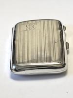George V Silver Case William Hair Haseler Bham 1927 Engine Turned (1 of 15)