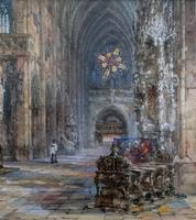 Sir Wyke Bayliss PRBA HRMS Rose Window Brussels Watercolour Painting (12 of 16) Sir Wyke Bayliss PRBA HRMS Rose Window Brussels Watercolour Painting (12 of 16)