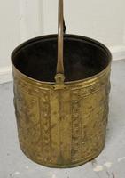 Embossed Brass Coal Bucket with a Tea Clipper Sea Scene (3 of 5) Embossed Brass Coal Bucket with a Tea Clipper Sea Scene (3 of 5)